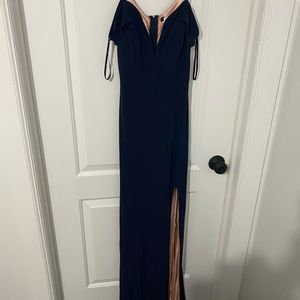 Navy Blue Gown